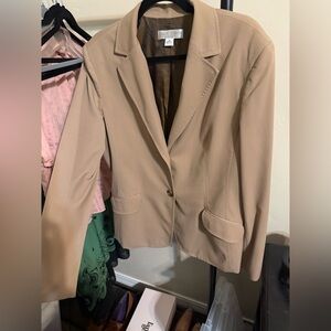 Casual Corner Tan Blazer